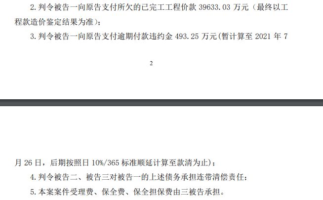 A股公司状告恒大系企业,盖房工程款被拖欠4亿